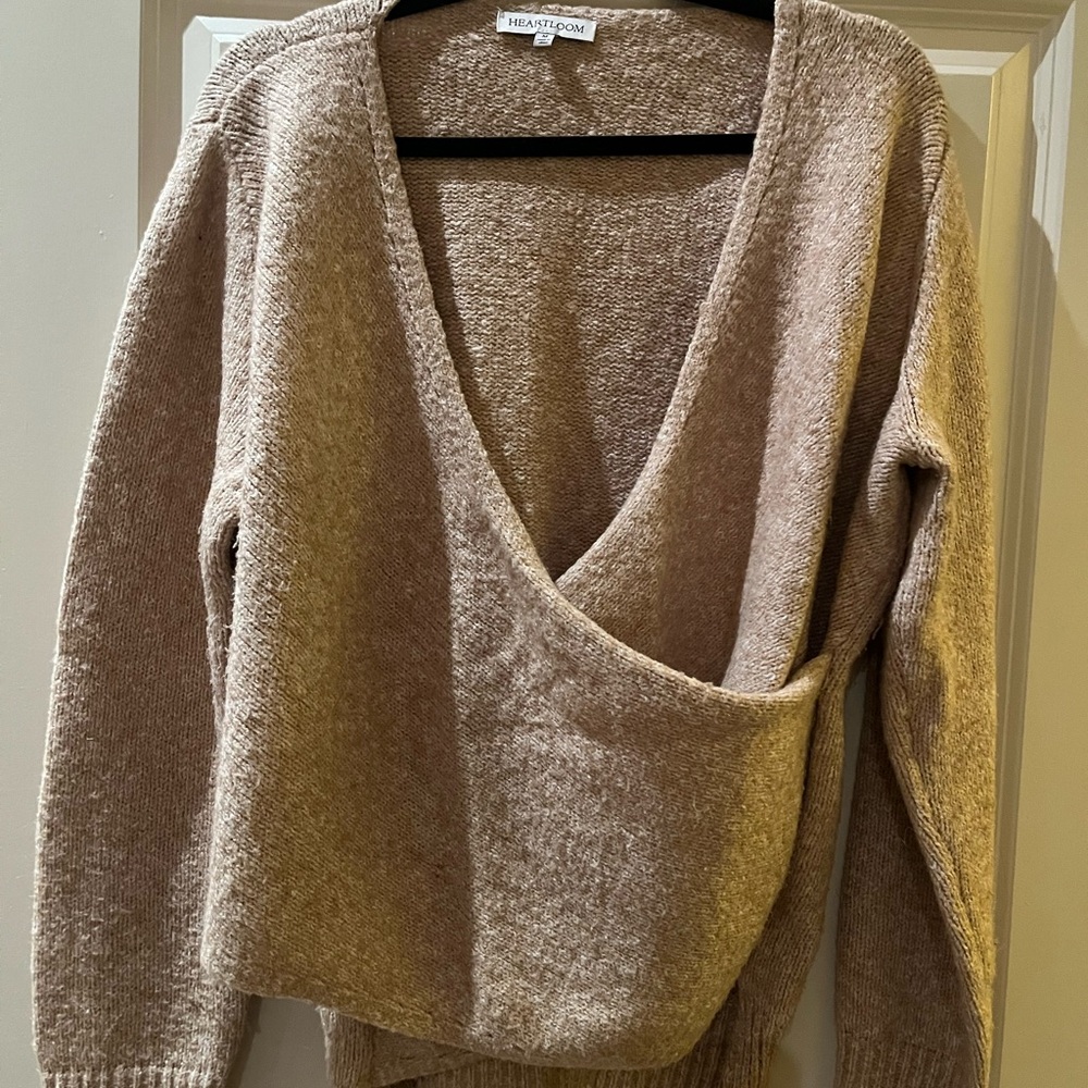 Heartloom Wrap/Criss-Cross Sweater